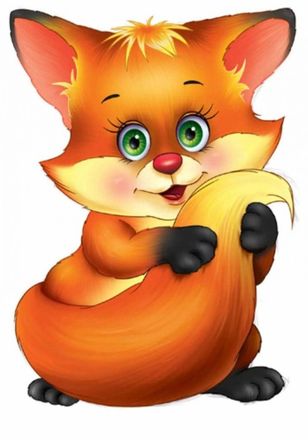 лисичка мультяшная