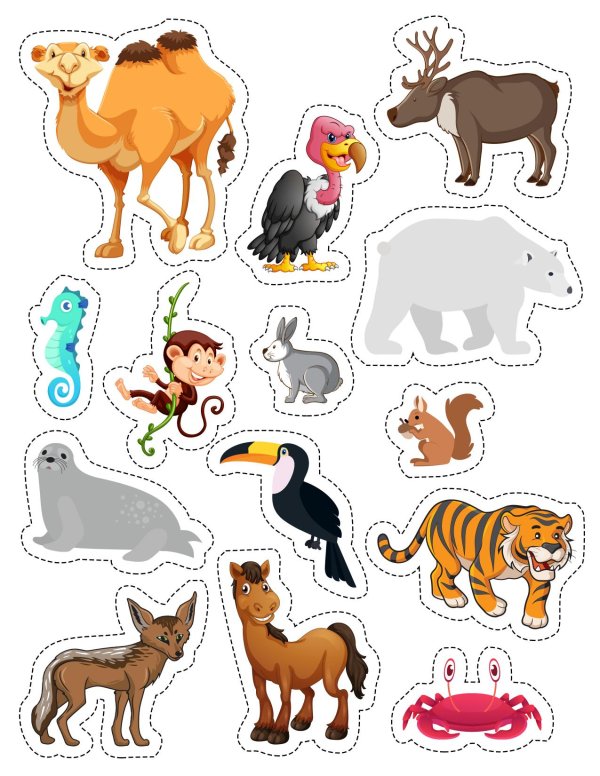 вырезалки животные