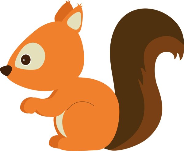мультяшная белка