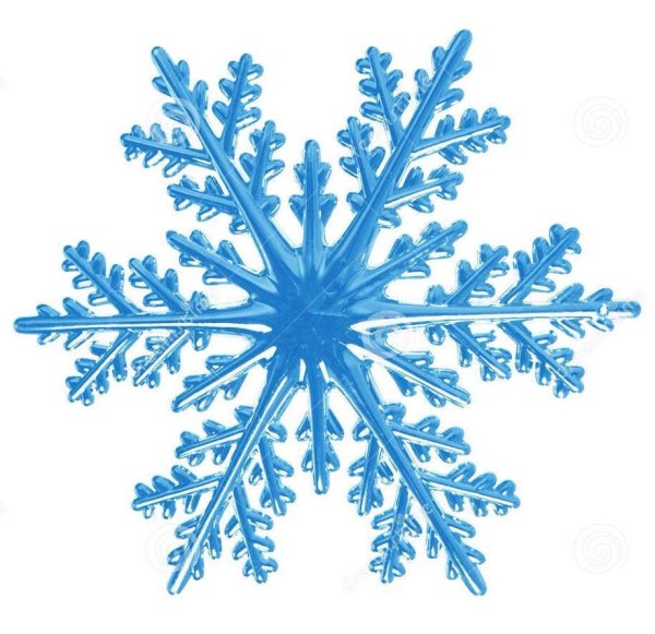 снежинка в векторе