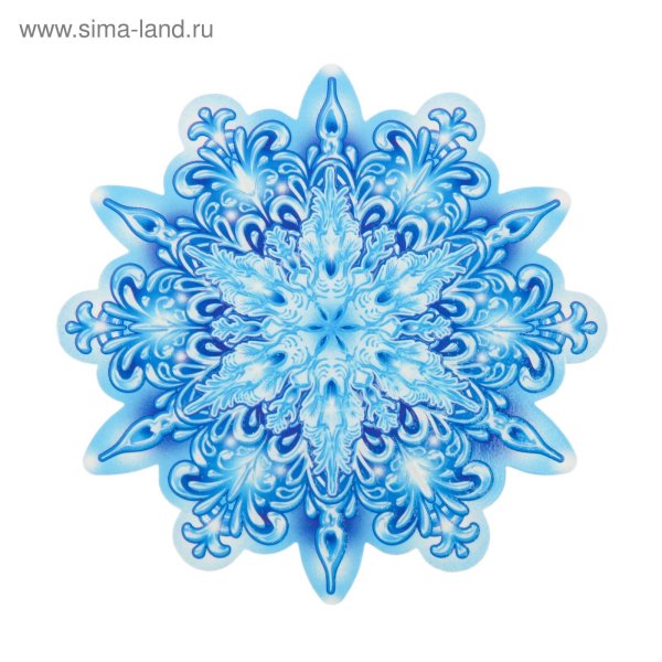 открытка со снежинками