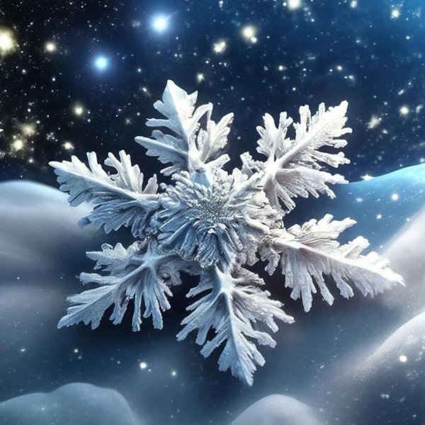фотографии снежинок