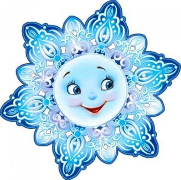 веселая снежинка