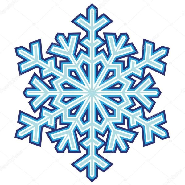 снежинка клипарт