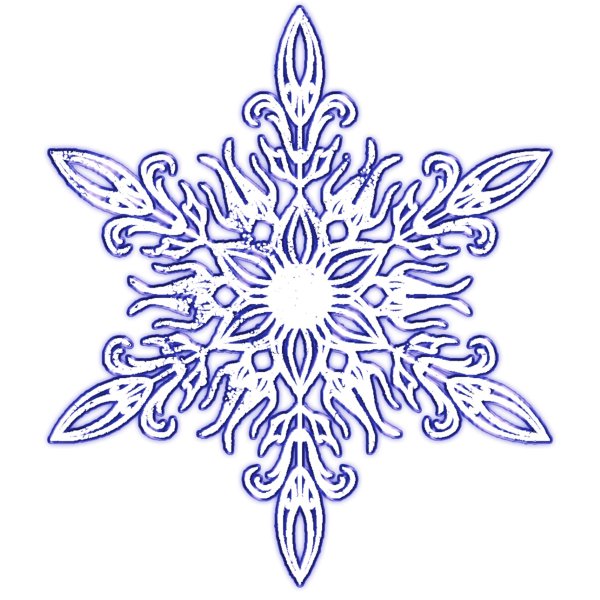 снежинка рисунок