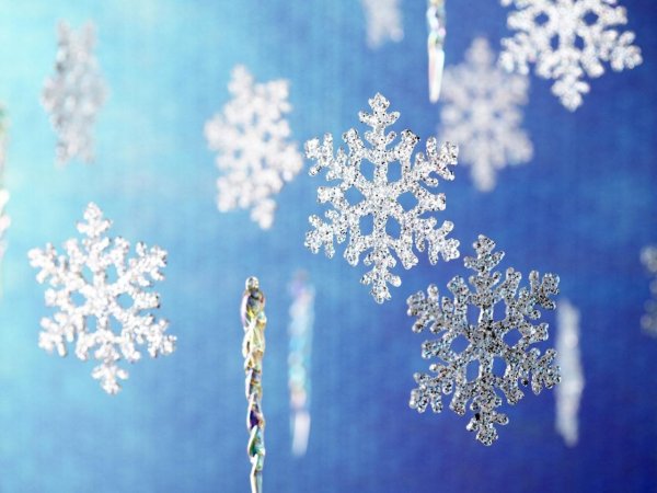 снежинка на новый год