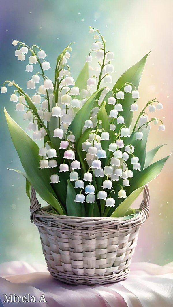 фон ландыши