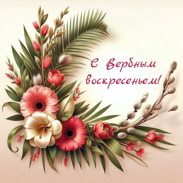 с вербным воскресеньем 2024