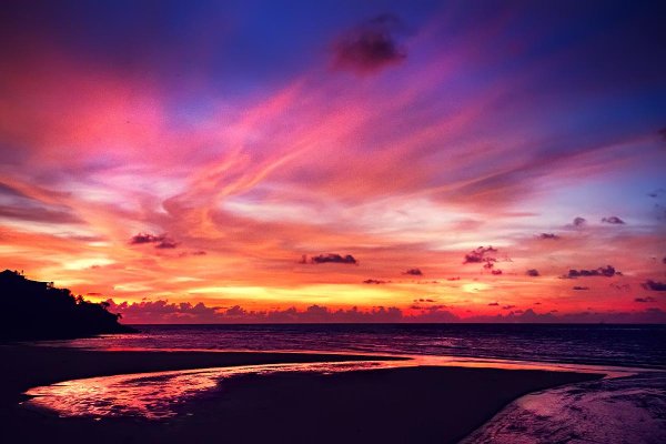 самые красивые закаты