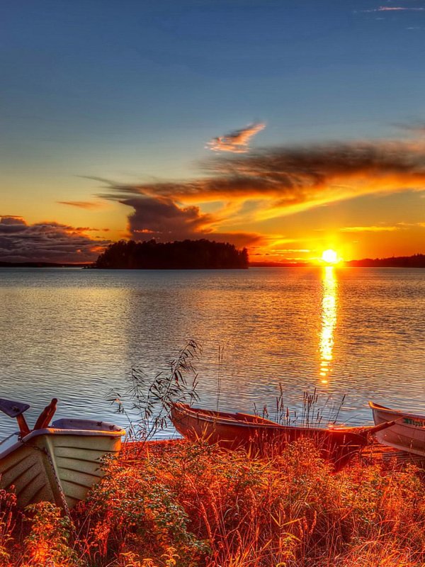 андре косслик лодка озеро