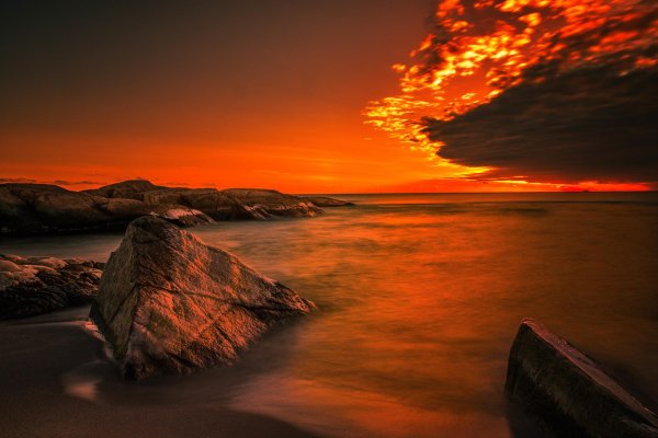 закат красивый