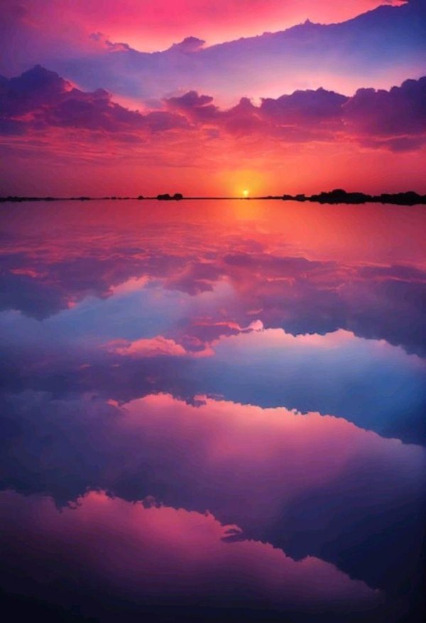 розовые закаты