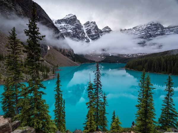 озеро морейн канада