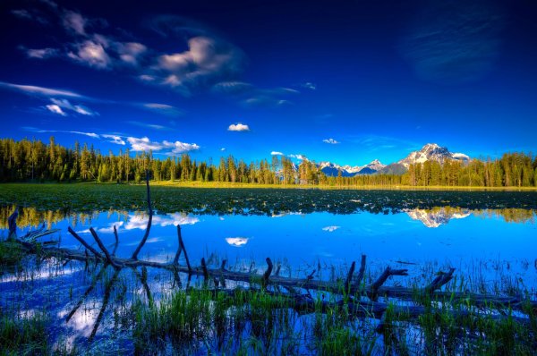 пейзаж озера