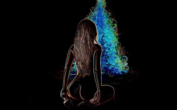 красивые силуэты девушек