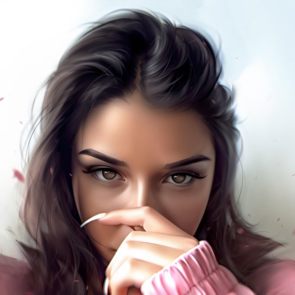 девушка арт