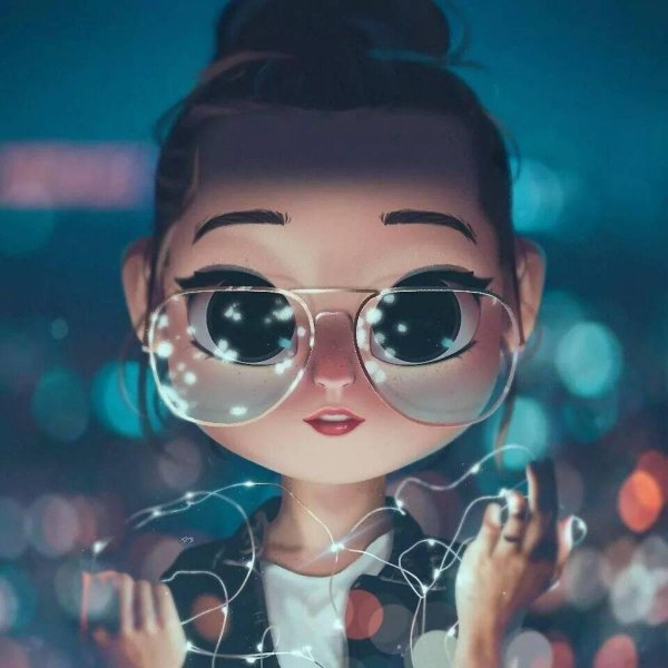 девочка большие глаза