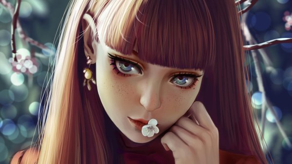 девочка арт