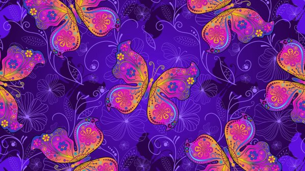 яркие узоры