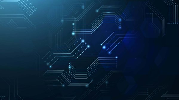 фон микросхема