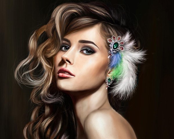 стильная прическа