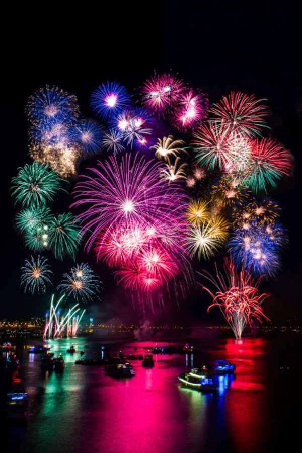 фестиваль фейерверков япония арт