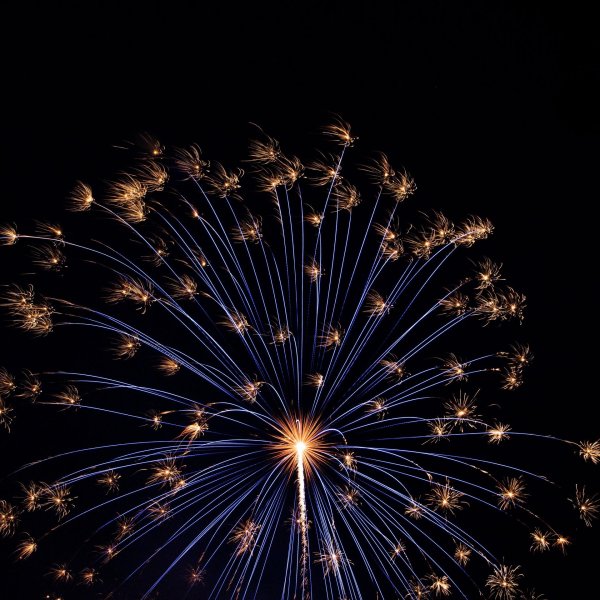 красивый фейерверк