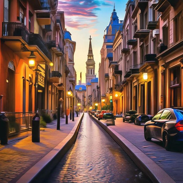 красивая улица