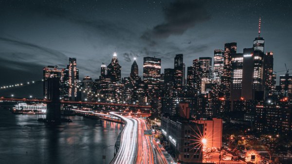 ночной город