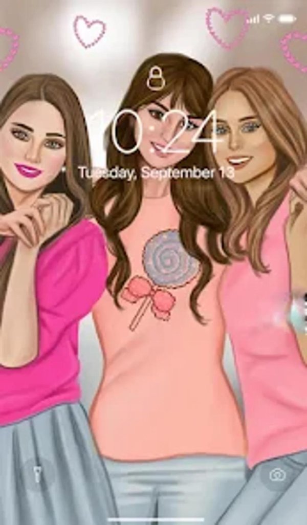 две подружки