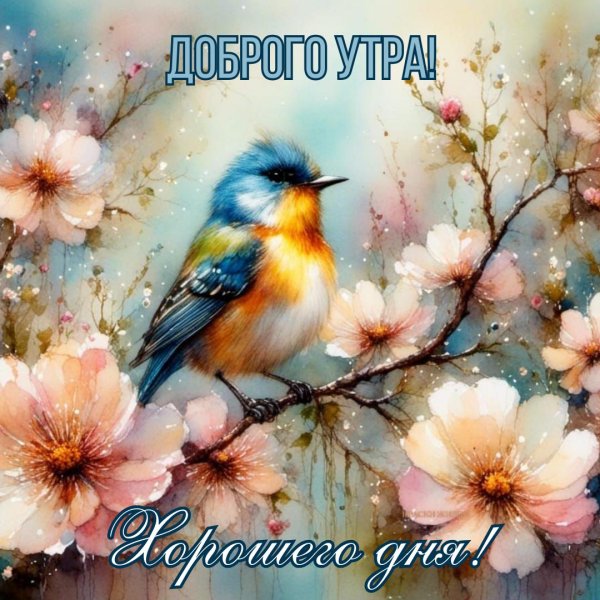 живопись птицы