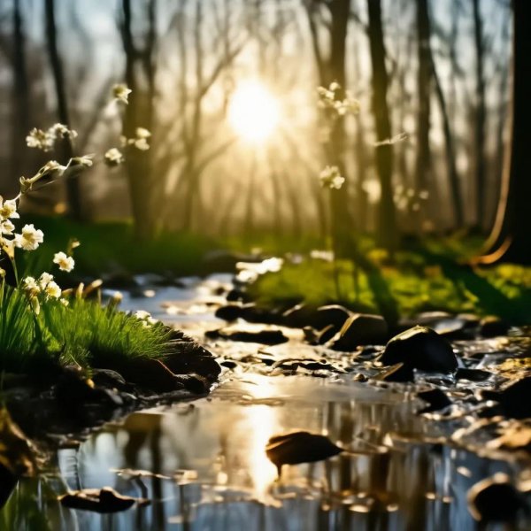 весенний лес