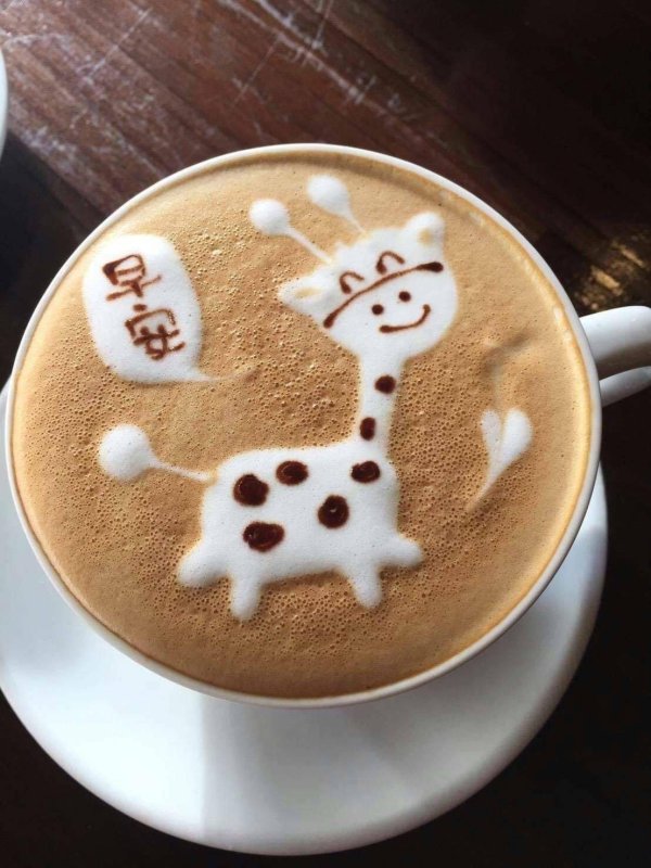 рисунки на кофейной пенке