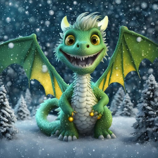 новогодние драконы