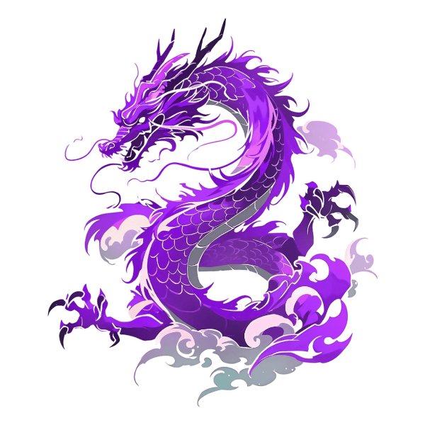 фиолетовые драконы