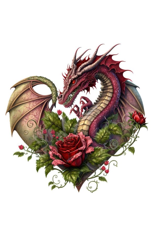 драконы эскиз