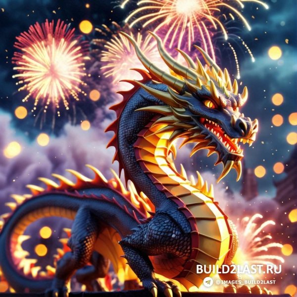 новогодние драконы
