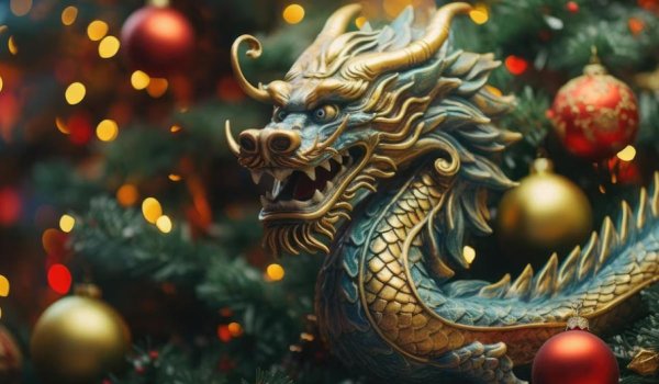 новогодние драконы