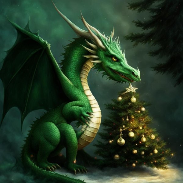 новогодние драконы