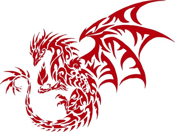 драконы эскиз