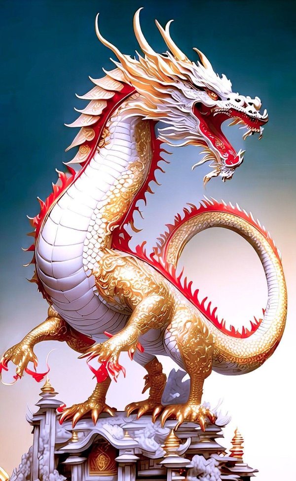 chinese dragon art