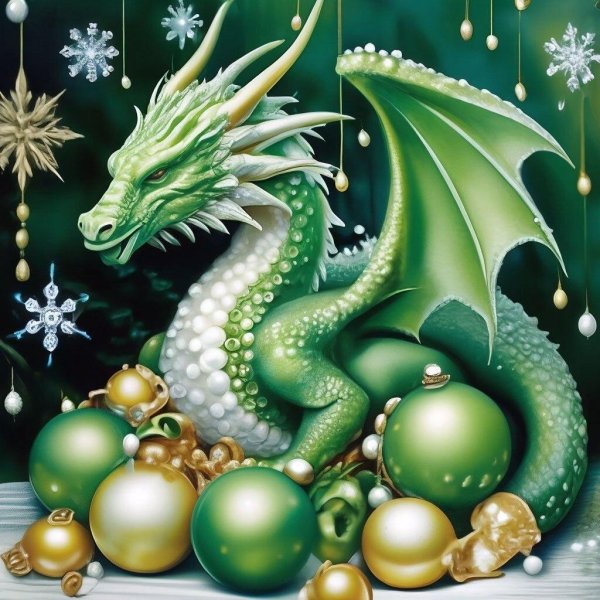 новогодние драконы