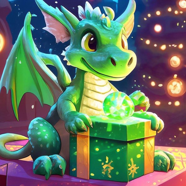 новогодний дракончик
