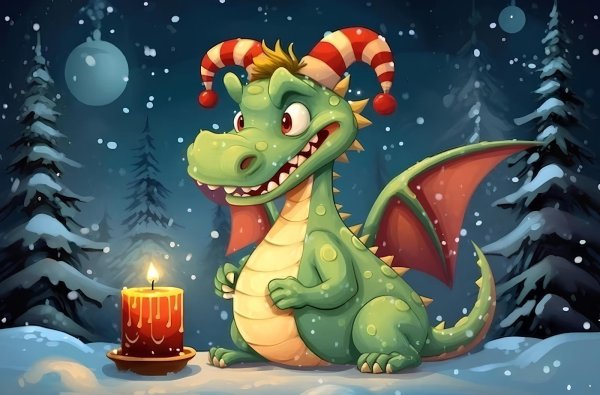 новогодние драконы