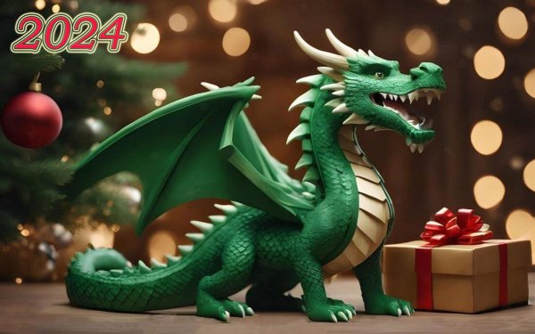 новогодние драконы