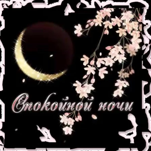 открытка спокойного ночи