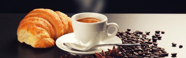 кофе круассан