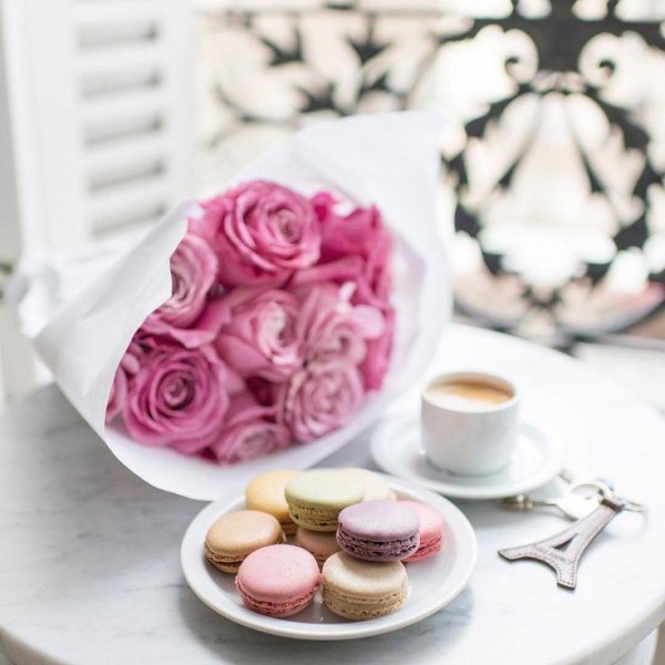 стильная открытка с добрым утром