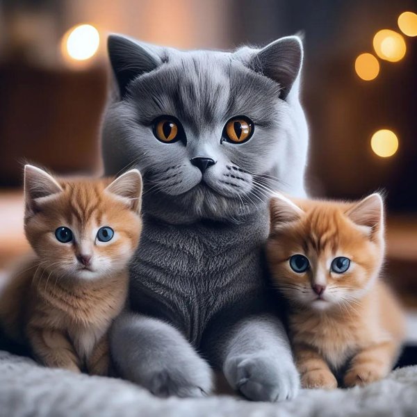 британская котенок