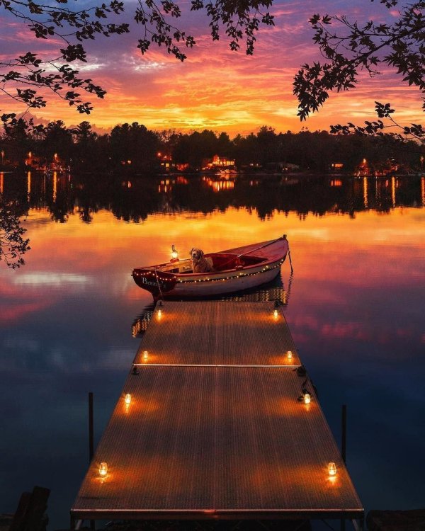 андре косслик лодка озеро